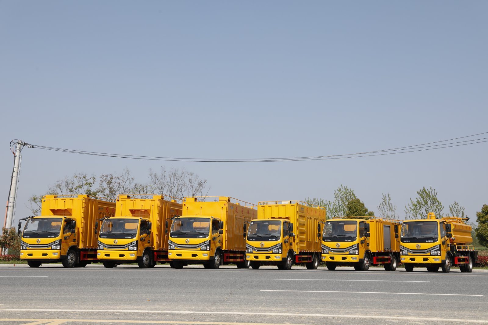 Export-ready CLW cleaning and suction truck