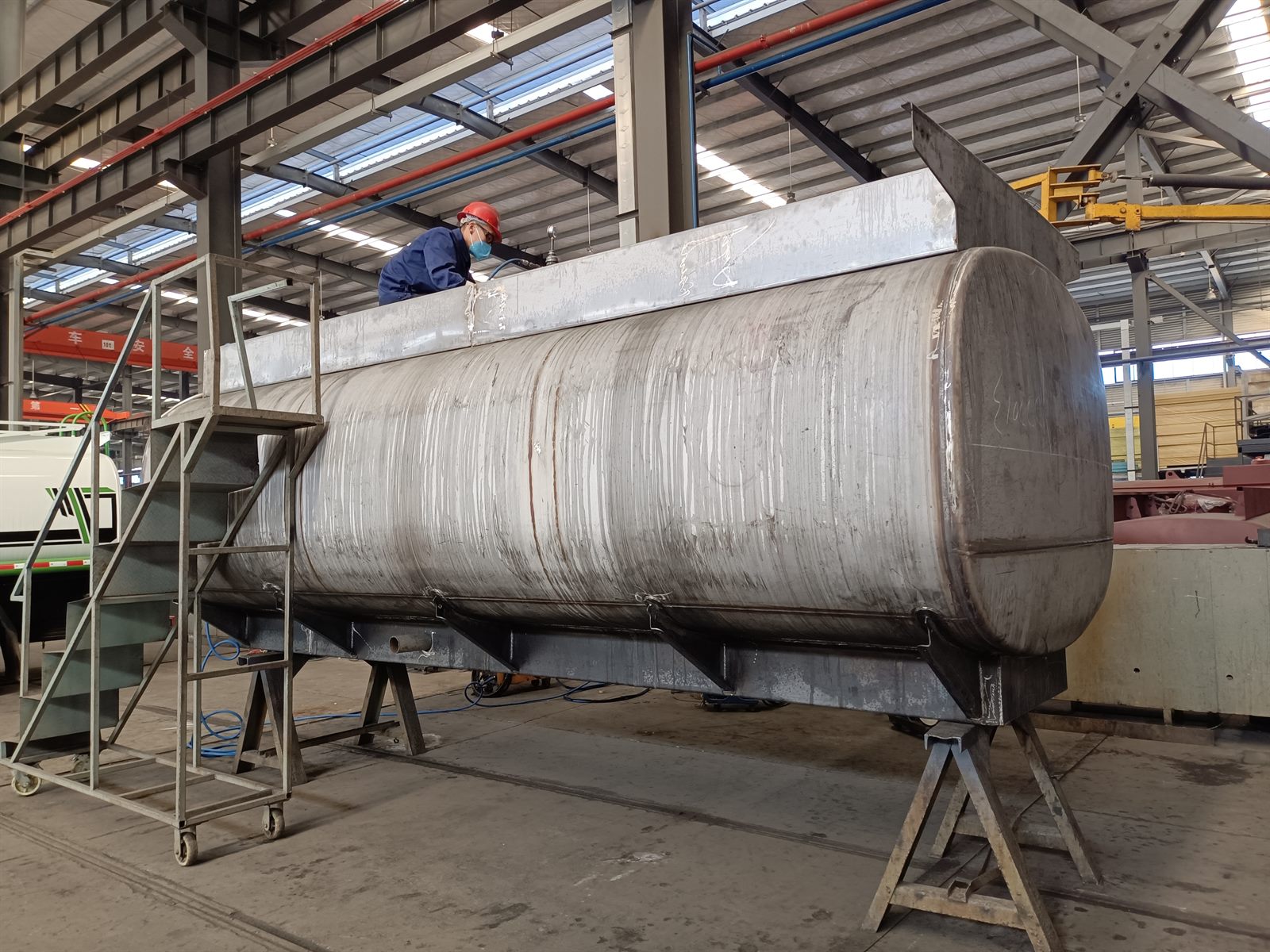 Factory Airtightness test for vacuum tank