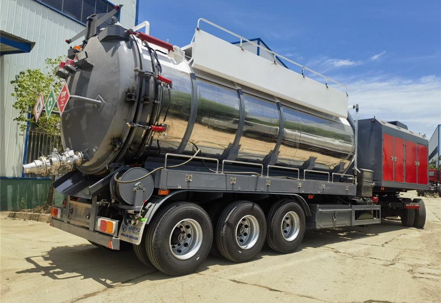 Stainless vacuum tank body option